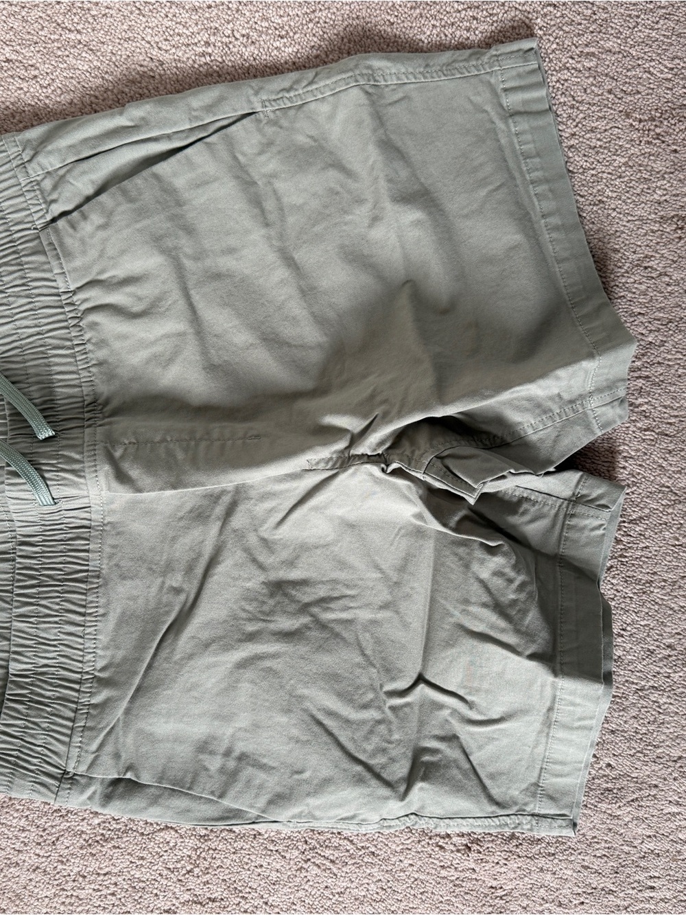 Calvin Klein Elastic Waist chino Shorts - Sage Green